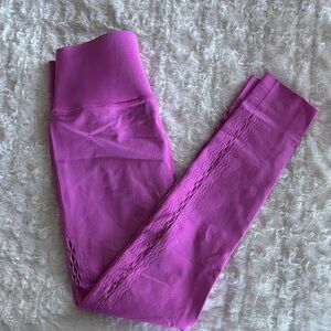 Fabletics SculptKnit Purple/Pink Leggings